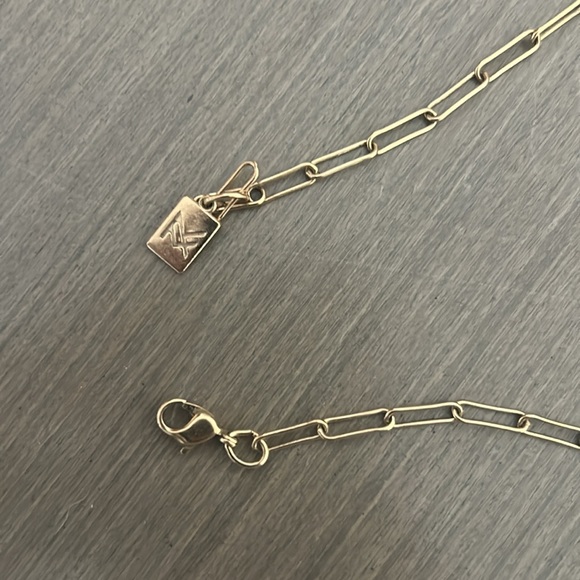 Miranda Frye paper clip necklace - Picture 3 of 3